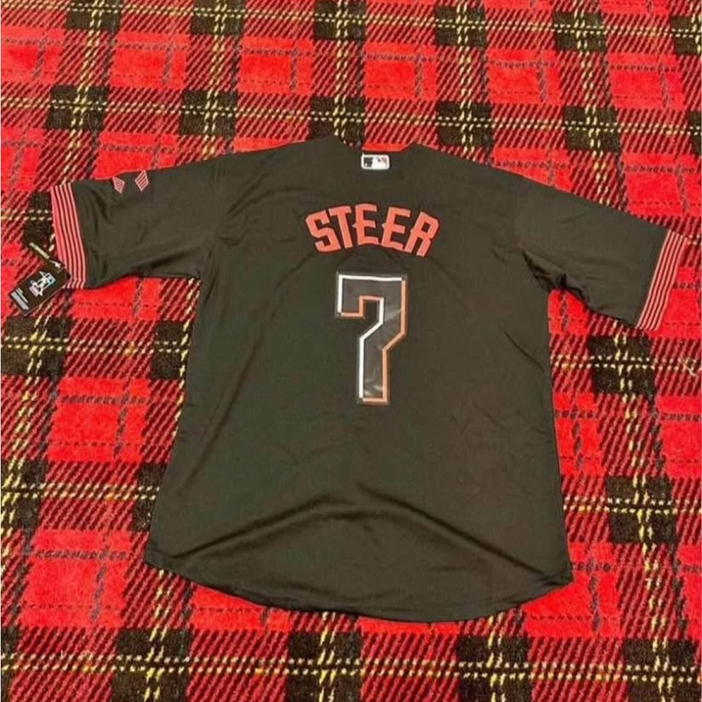 Brand new Spencer Steer Jersey Cincinnati Reds ADULT